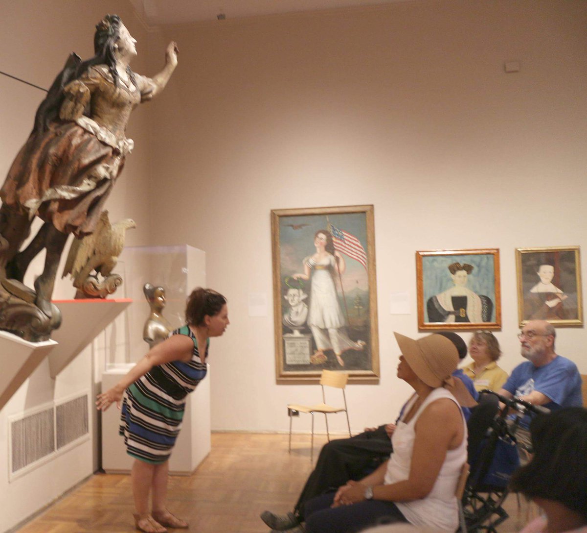 A ship figurehead displayed in New York Historical Society. Inspired participants so many associated connections.