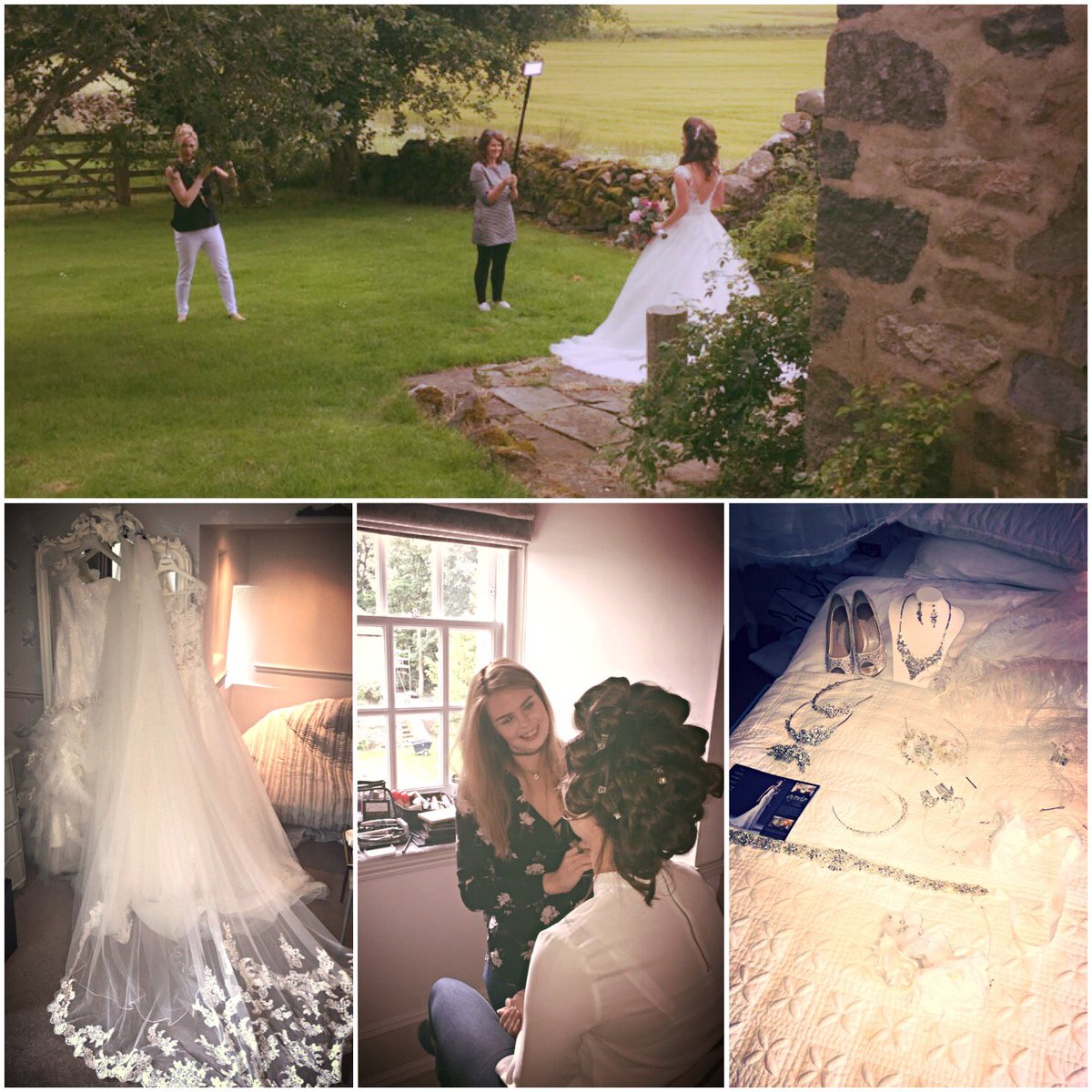 Ddctd2Weddings's tweet photo. PHOTO SHOOT DAY! 📸
It's one of our FAV days of the year! 
On set at Barra Castle for our exclusive magazine shoot!👰🏼 https://t.co/paqxP7jCy1