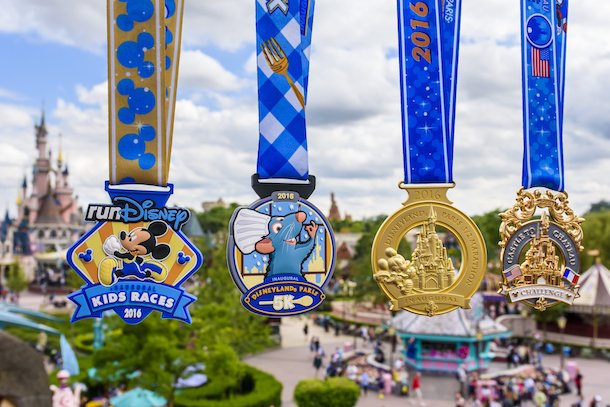 DisneyParks's tweet photo. See the brand new medal designs for the #DisneylandParisHalf at @DisneylandParis! https://t.co/v0wcucLxm6 https://t.co/CRDu28SKdz