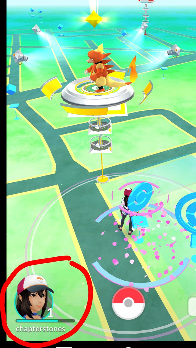 Di_e_ana's tweet photo. @kassandra_tate The world of Pokémon Go welcomes Chapter Stones😁❤ (the only name I could think of that wasn't taken) https://t.co/eFvoe1nLn6