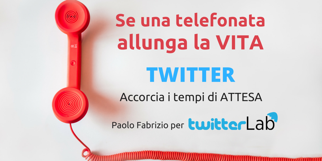 Twt_Lab's tweet photo. Ed eccovi il nuovo POST di #TwitterLab . Ringraziamo @Pfabr per il suo interessante contributo. #CustomerCare https://t.co/HgSPQu6IDr