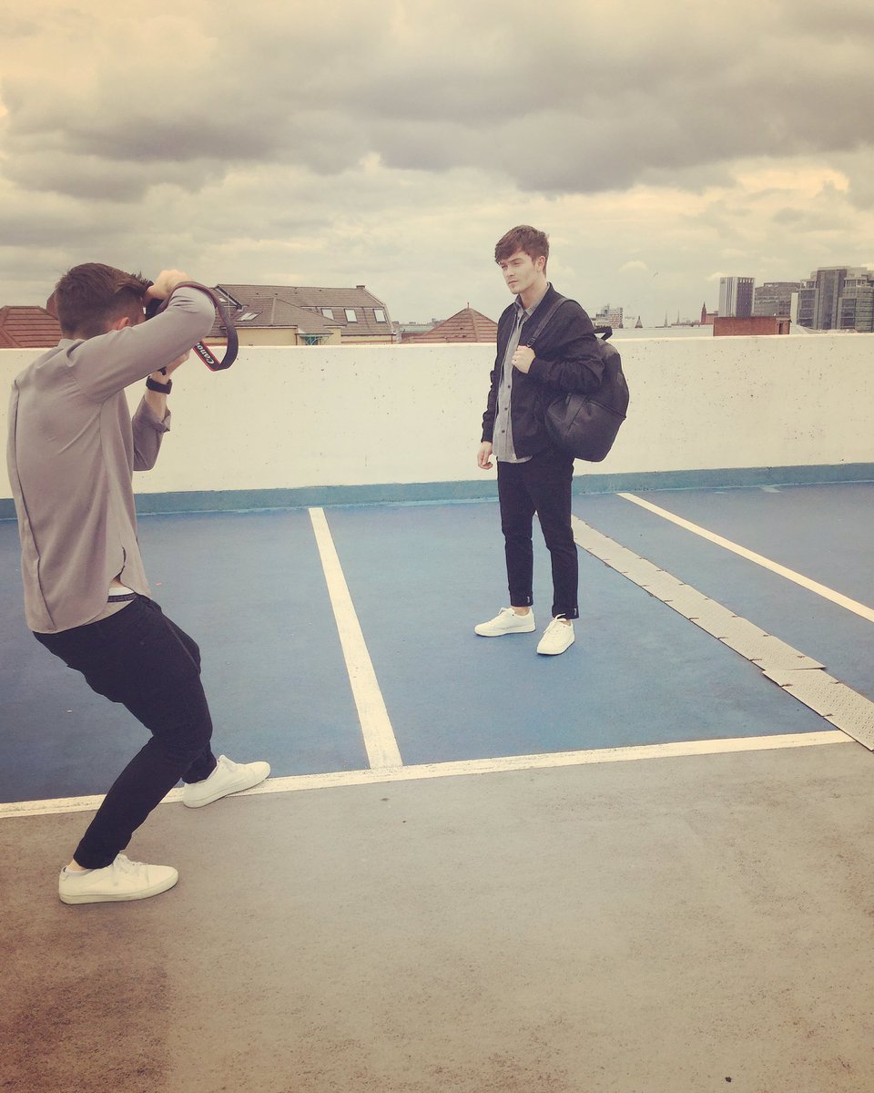 Stylebham's tweet photo. Casual Autumn look with @TheVampsCon @TheVampsband #thevamps #connorball #issue50 #stylebirmingham #stylebham https://t.co/exWZ00wcec