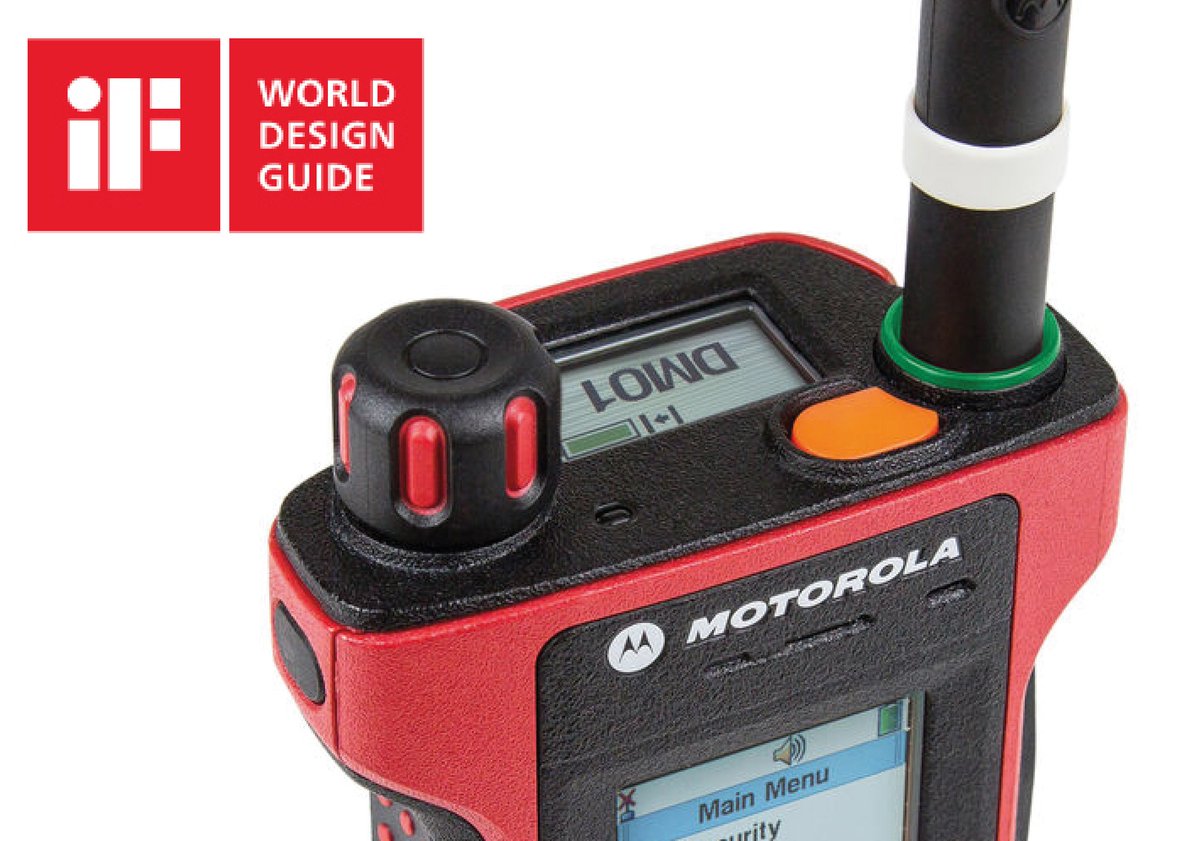 MotSolsEMEA's tweet photo. #MTP8000EX #ATEX #TETRA radio wins @iFDESIGNAWARD and @reddot award too. https://t.co/HXYMBIB3Ux https://t.co/tqeyAQMrFj