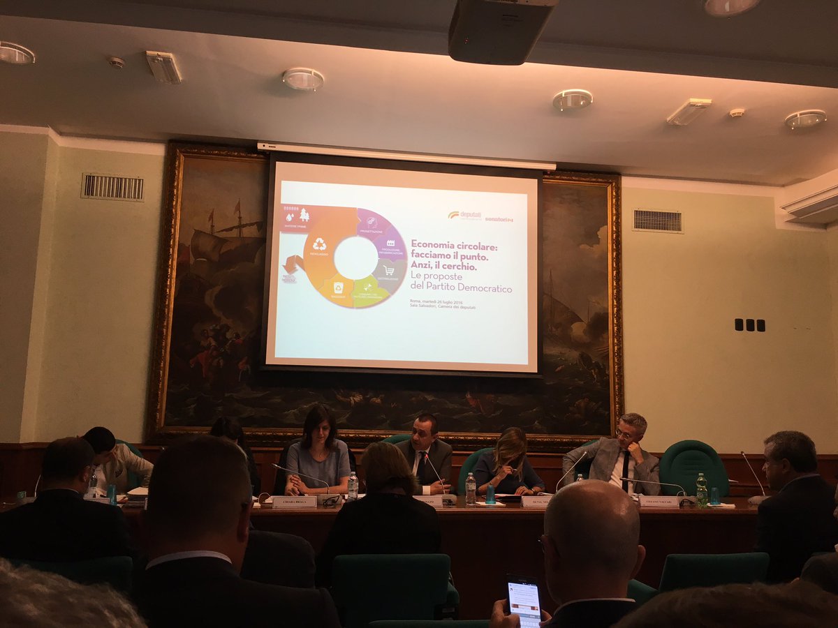 #economiacircolare la proposte del Pd presentate oggi a Roma <a href="/Tetovaccari/">Stefano Vaccari</a> <a href="/simonabonafe/">Simona Bonafè 🇮🇹🇪🇺</a> <a href="/bragachiara/">Chiara Braga</a> <a href="/Ettore_Rosato/">Ettore Rosato</a>