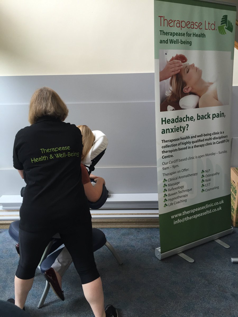 Providing massages at Alexandra Gate #officewellness #relaxanddestress