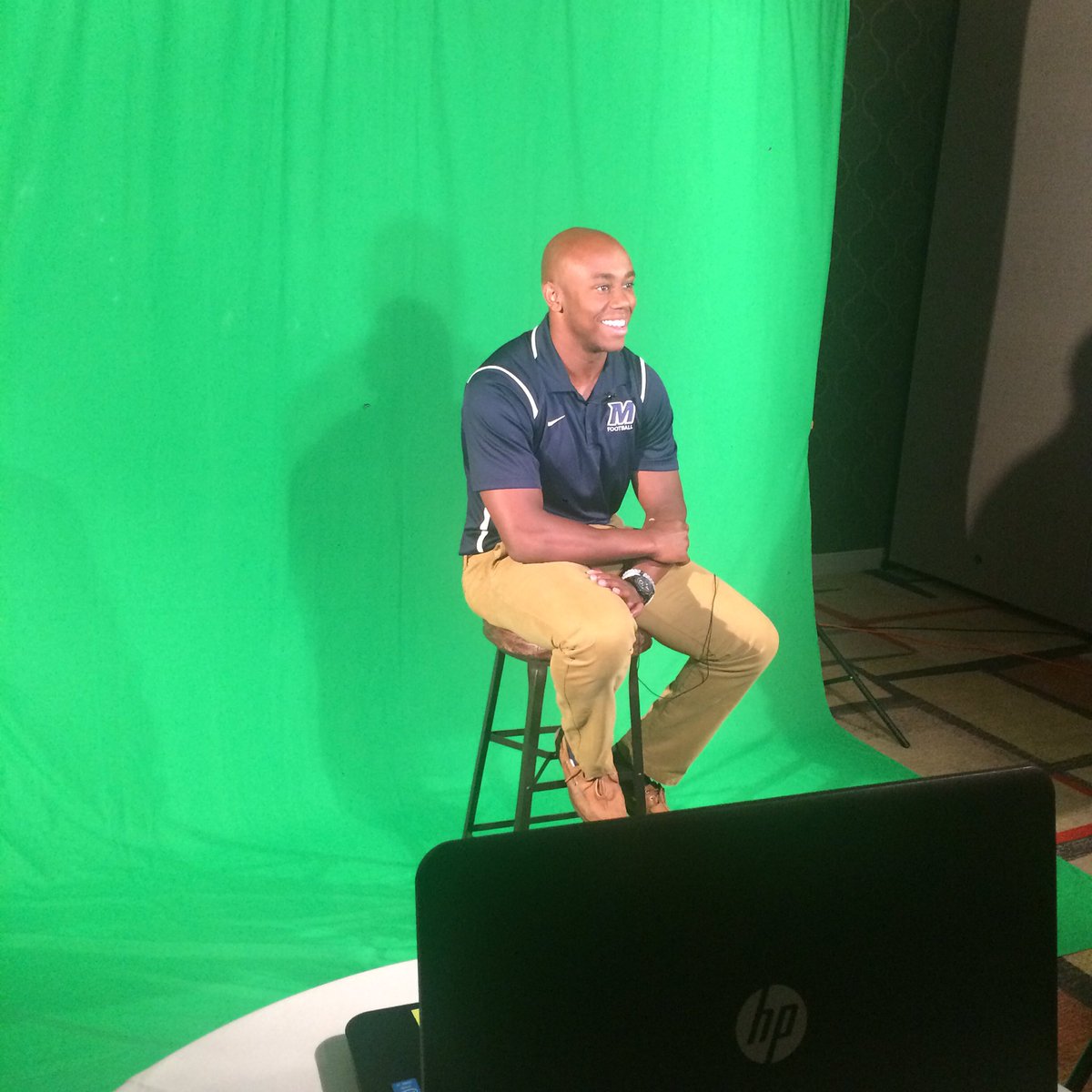 MUHawksFB's tweet photo. Darren Ambush up now on BSN 😅 https://t.co/dsktiFUoTX
