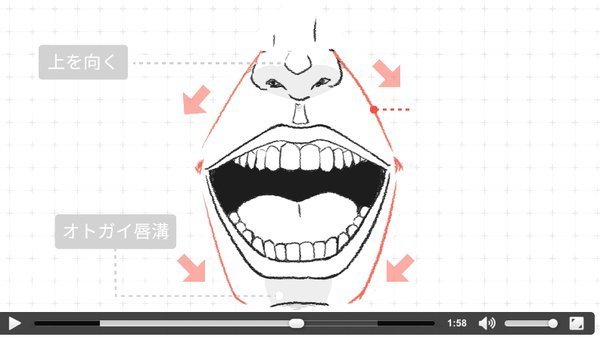 Pixiv描き方 Sensei 唇や口の特徴を理解すると表情を描く時にも強い武器になります 口の構造 Sensei By Pixiv 動画で学ぶお絵かき講座 T Co Dl2gcfrlyd