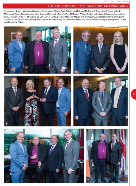 BusinessCork's tweet photo. British Ambassador lunch @ClarionCork hosted by @corkcivictrust with @b2dac @Michael_J_Barry @CBA_cork https://t.co/SXIbX5EunV