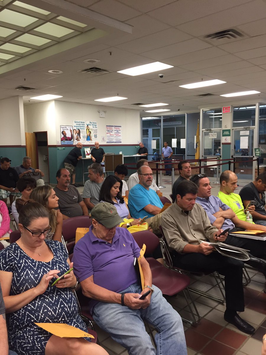 LCReiser's tweet image. In line since 7 at motor vehicle and now system is down statewide demonstrating govt at its finest #njstategov