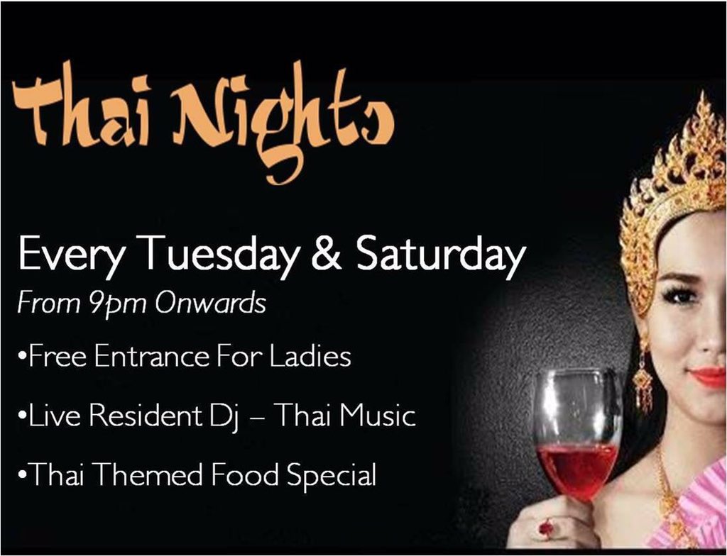 radissonblumct's tweet photo. Sawadika - See you all tonight at O'Malley's for another exciting  #Thai Nights party.

#livedj  #thainights #party https://t.co/edcpEBqCwD