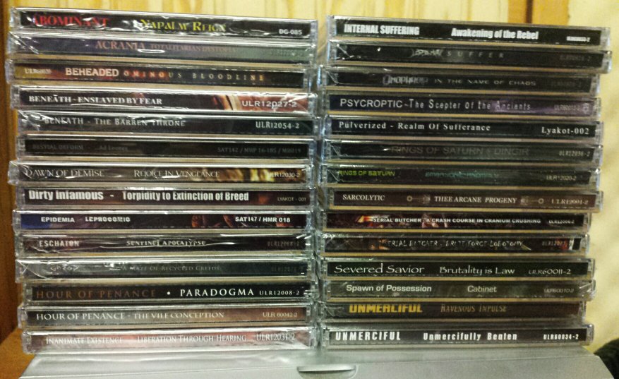 Catalog update on 7-26-2016 at comatosemusic.com. Now taking pre-orders for NEUROGENIC 'Ouroboric Stagnation'