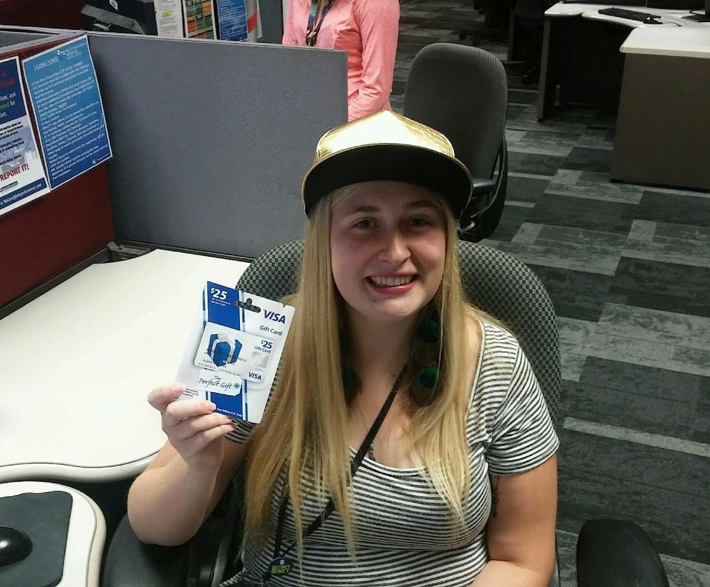 colleen03031006's tweet photo. Night Shift #MoneyHatMonday winner!! #onlyinOgden #teleperformance #freestuff #tpusa https://t.co/TqAdca6s2C