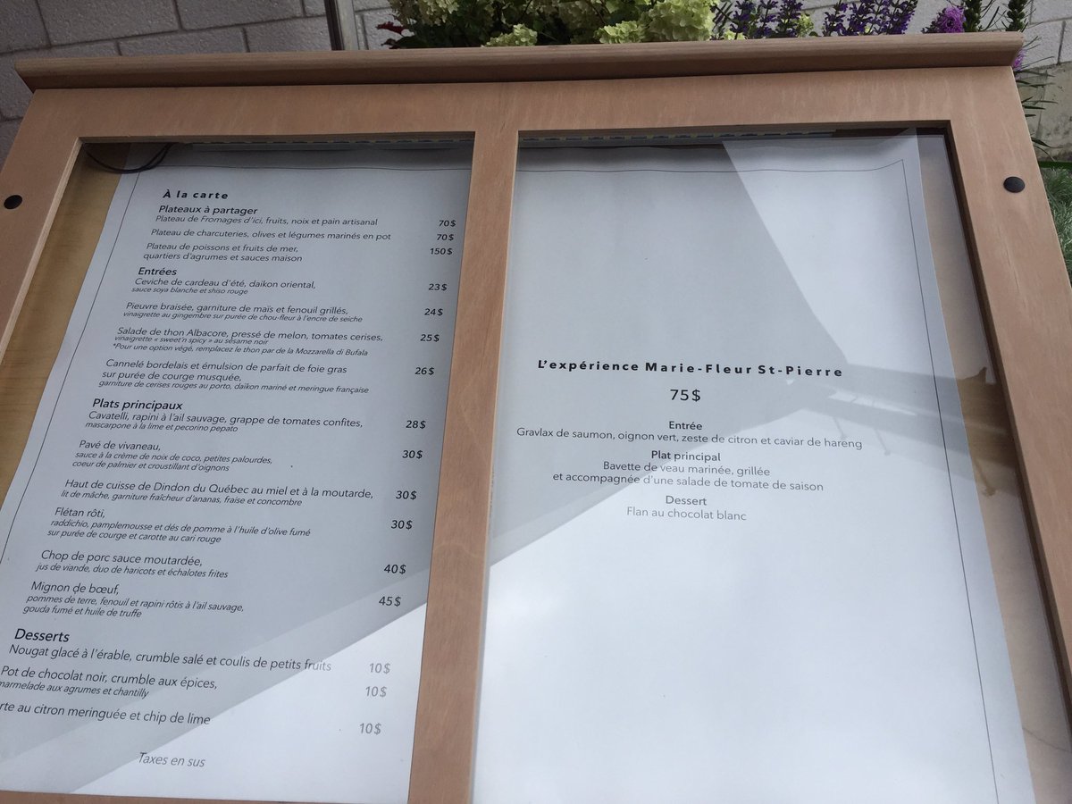 MunizMe's tweet photo. En mode visite @CoupeRogers pour déguster le menu @fleur_pierre prépare par @ADtraiteur ! @Restotapeo @Restomeson https://t.co/5RGrL3cXGa