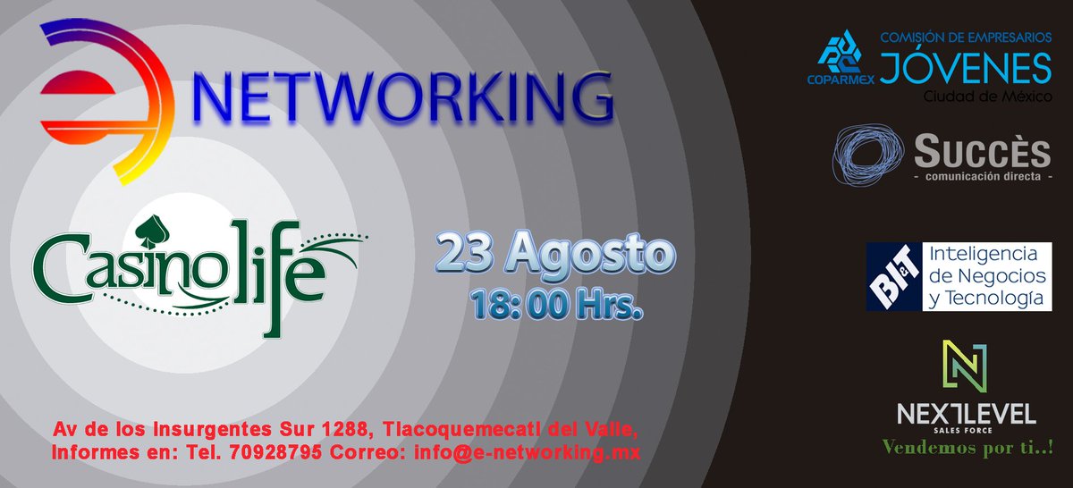 e_networking1's tweet photo. @PoderyNegocios seria un placer contar con ustedes como patrocinador en nuestro próximo evento de NETWORKING Saludos https://t.co/yl0jbhIc05