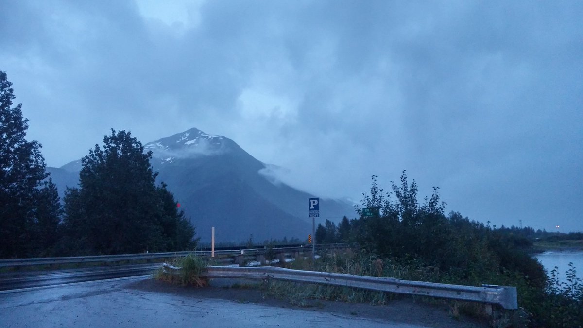 Made the drive to #seward last night. Seriously epic scenery!