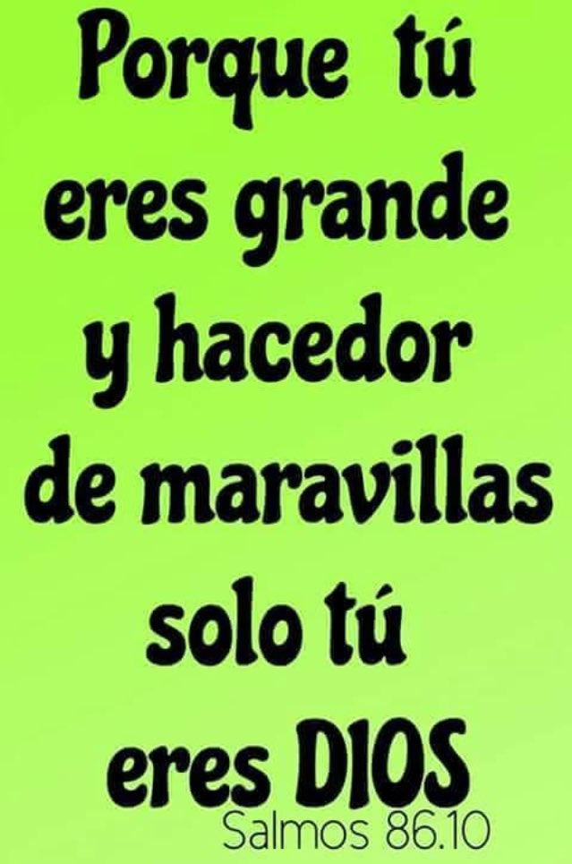 Bibliaenlinea's tweet image. Porque Tú eres grande y hacedor de maravillas solo Tú eres Dios. #avivamiento