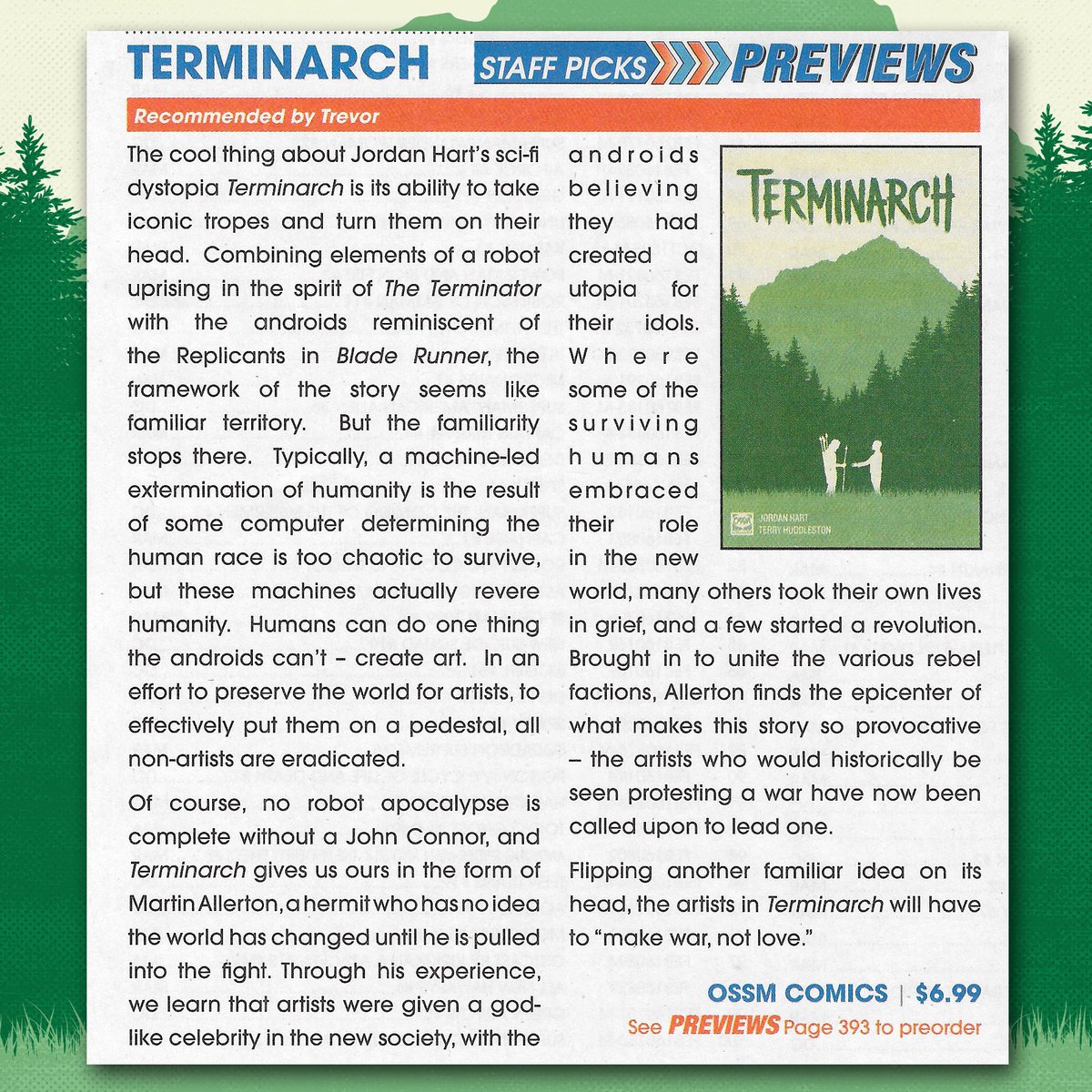 OmarSpahi's tweet photo. #Terminarch reorders cutoff coming up. Ask your comic store owner to order it today! #SupportIndie #OSSM #MakeComics https://t.co/oDoYDO1c6l