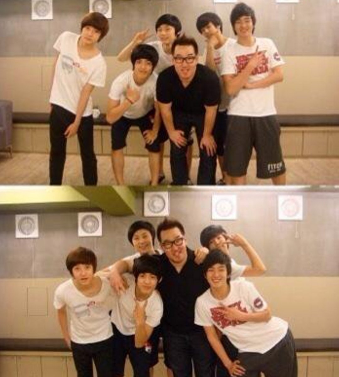 Seungcheol & Jihoon actually trained with NU’EST, so they’re close. Here are some pre-debut photos of them together: