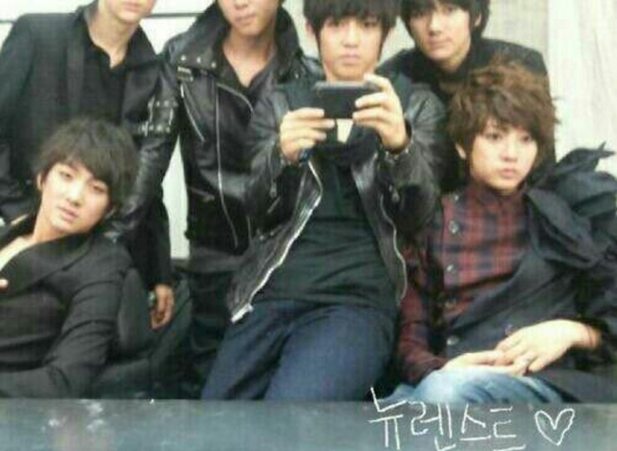 Photos of Seungcheol and Jihoon with NU’EST predebut part 2