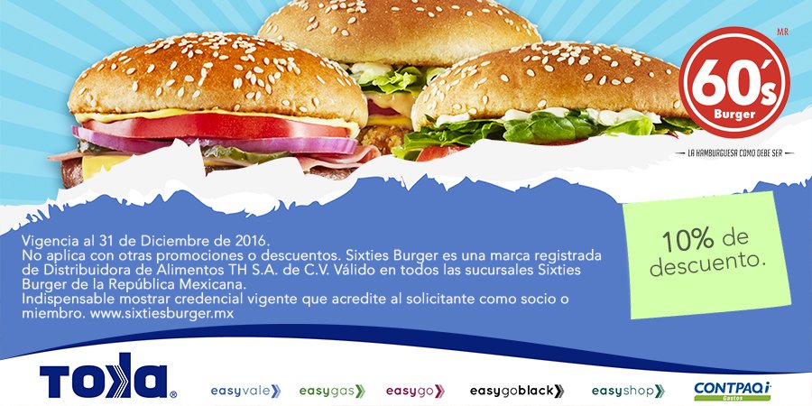 EasyhomeMexico's tweet photo. Viernes de deleitarnos con una deliciosa hamburguesa de sixties con la familia o amigos. https://t.co/voGa6ujcSe