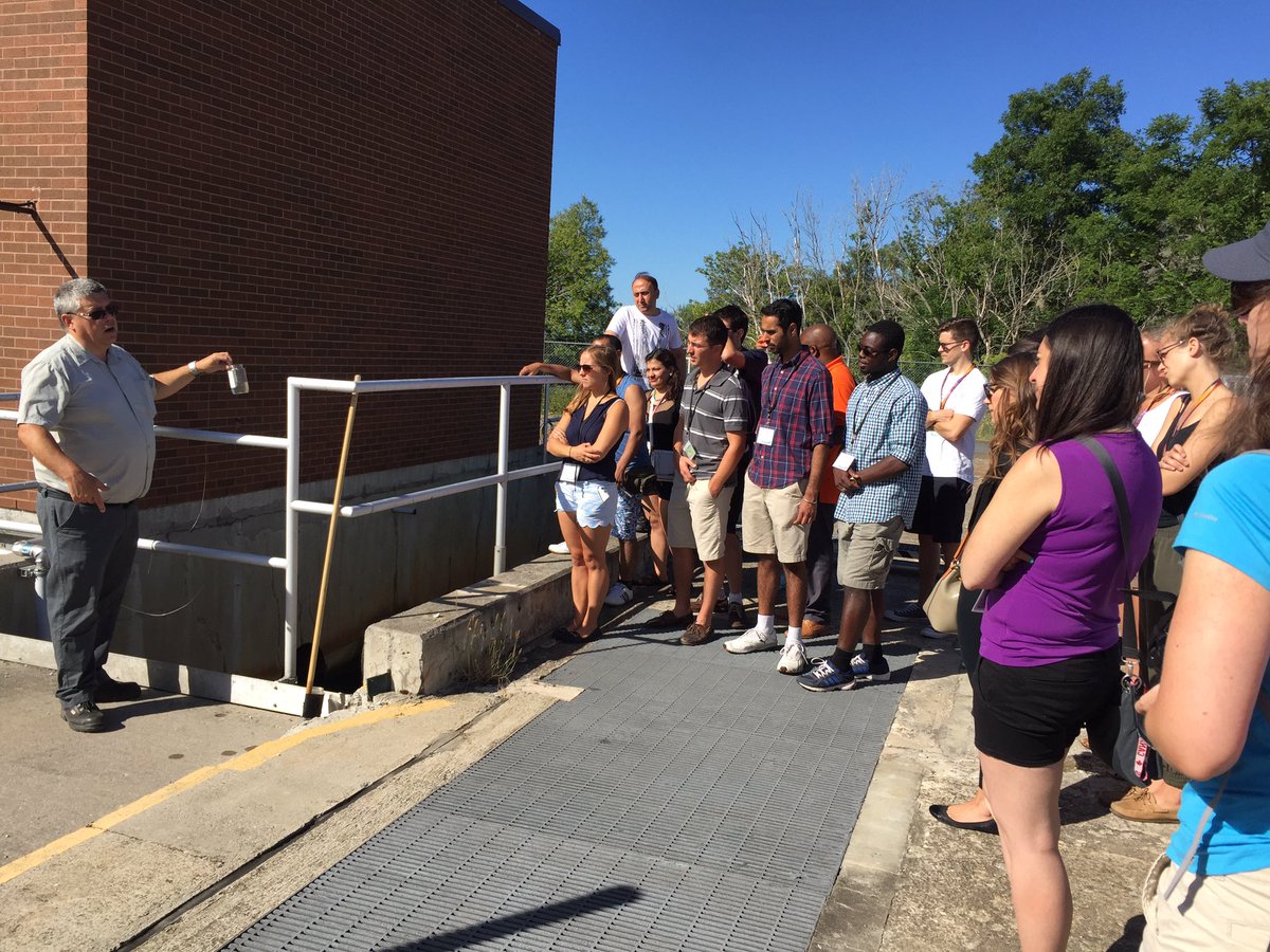 WatIFconference's tweet photo. #WatIF2016 delegates had a wonderful tour of the Ravensview Waste Water Plant this morning! Thanks @UtilitiesKngstn https://t.co/Mg8WM0Fh1E