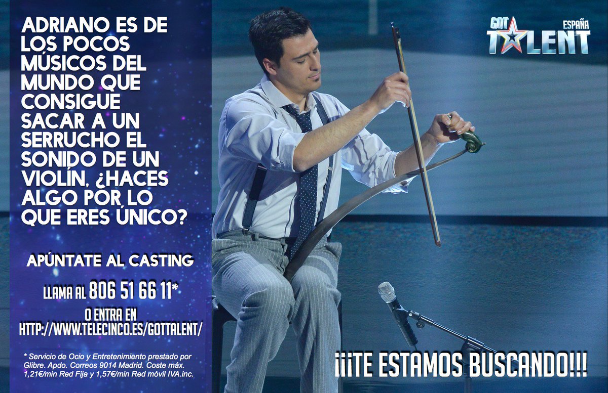 TovarEva's tweet photo. Tú también puedes compartir  tu talento en @GotTalentES https://t.co/Ff7fskooJV