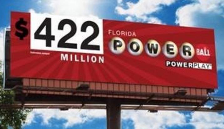 No winner in nearly 3 months helps #Powerball jump to $422 million. bit.ly/2aer6jL https://t.co/SeNeTvc9jV
