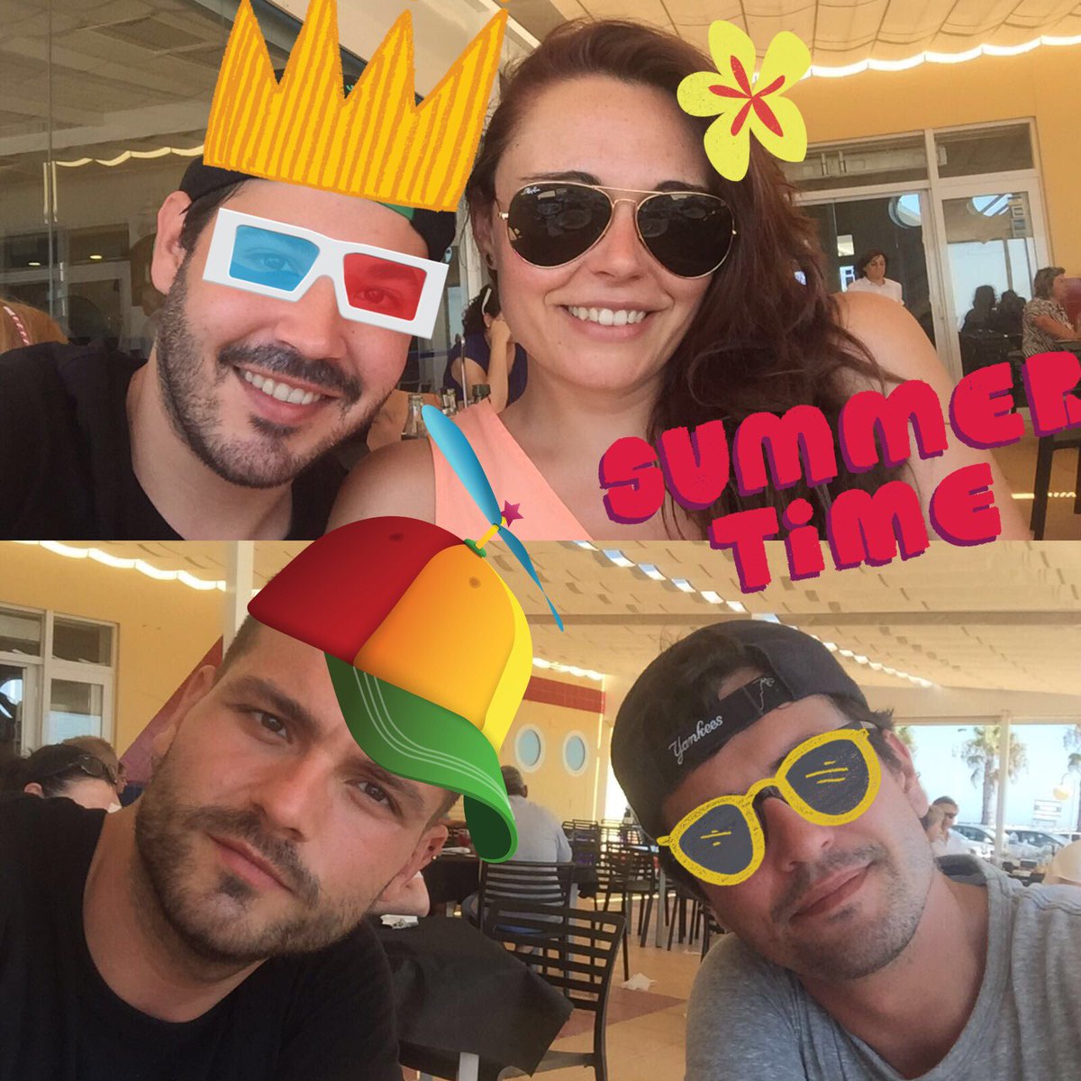mamasalgoentv's tweet photo. Como se lo está pasando nuestro equipo de vacaciones! Merecido descanso pero preparando la nueva temporada!!! https://t.co/FSMRZI5q1N