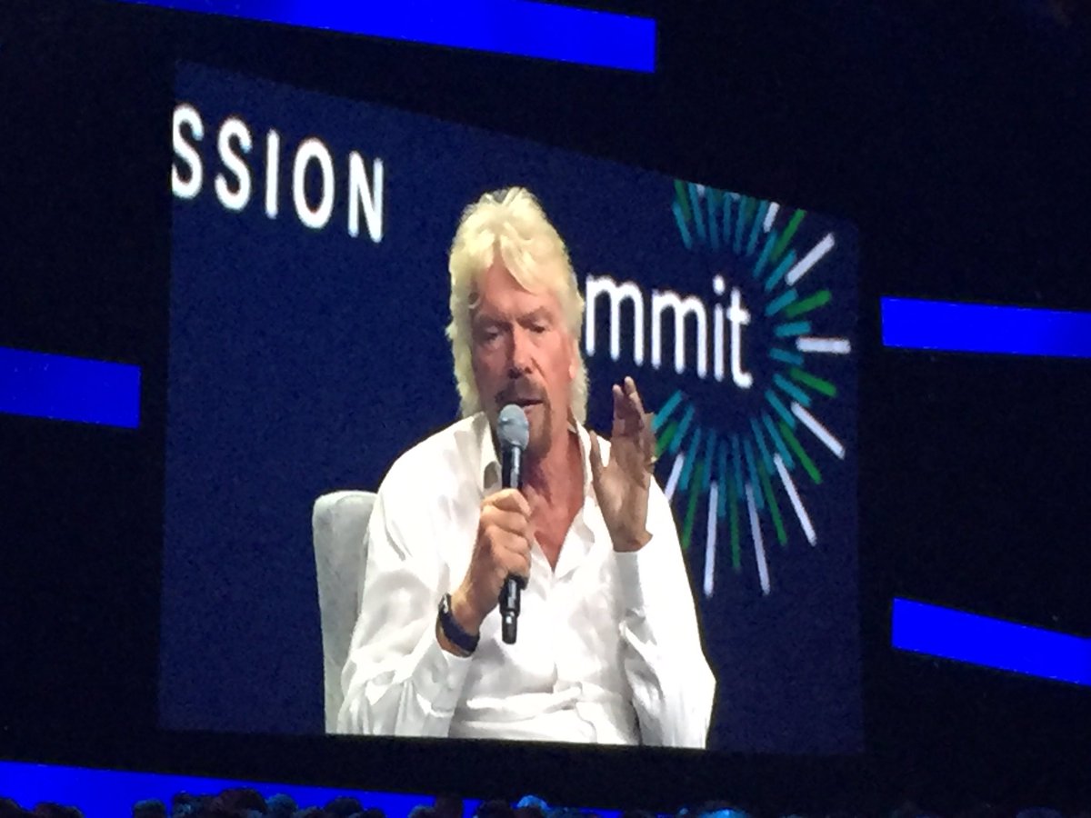 Sage_Summit's tweet image. "Find a place where things can be better. That's an opportunity for an entrepreneur." @richardbranson #SageSummit