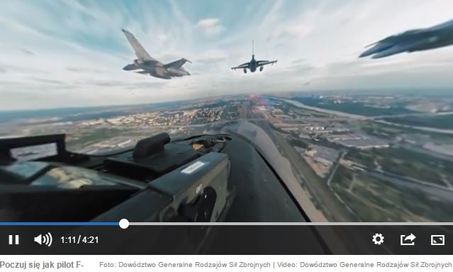 uop360's tweet photo. Interesting #360video from F-16 - Warsaw NATO Summit 2016 - https://t.co/8ll6CgoWDd @DGeneralneRSZ https://t.co/tJYTrCtPNl