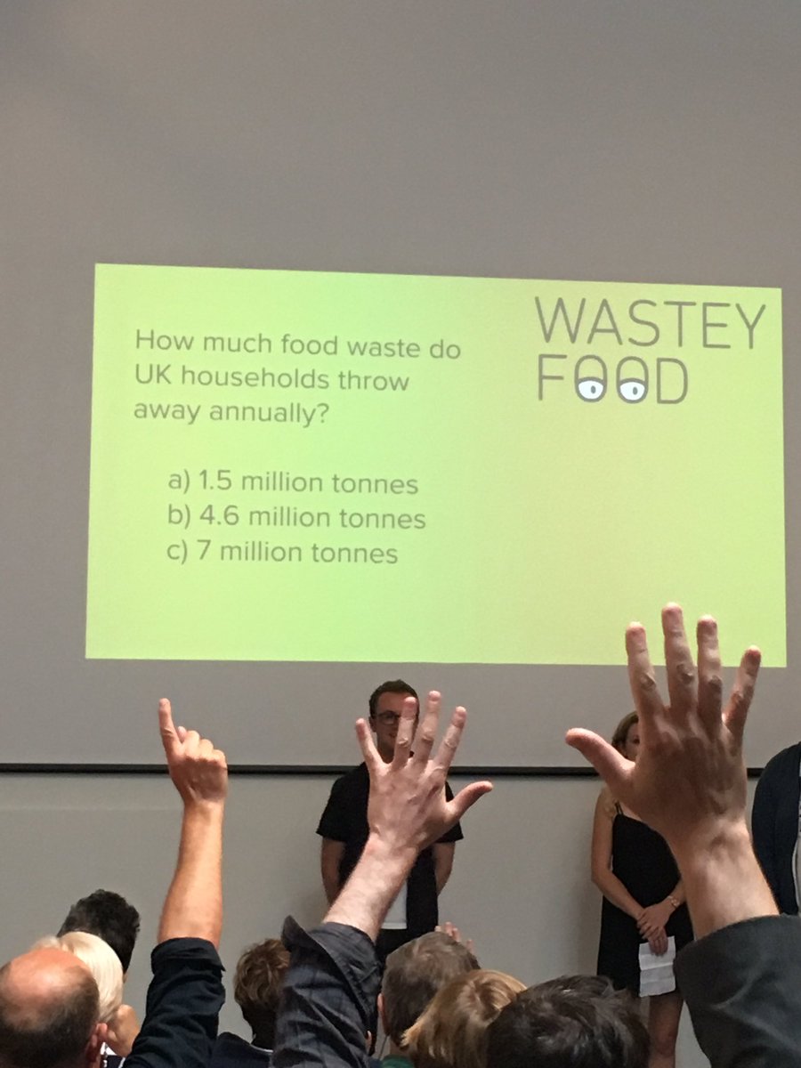 DottyBaker's tweet photo. Can any one guess how much food waste do the uk households throw away annually??? #graduation16 @WasteyFood https://t.co/0GMHI85MUi