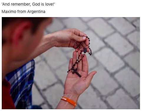 humansofwyd's tweet photo. "And remember, God is love!" #HoWYD https://t.co/UdWtz3Tdta