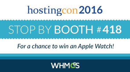 whmcs's tweet photo. Want to win an Apple Watch? Visit our booth to learn about #WHMCS7 and win. https://t.co/BFssmsxLkP