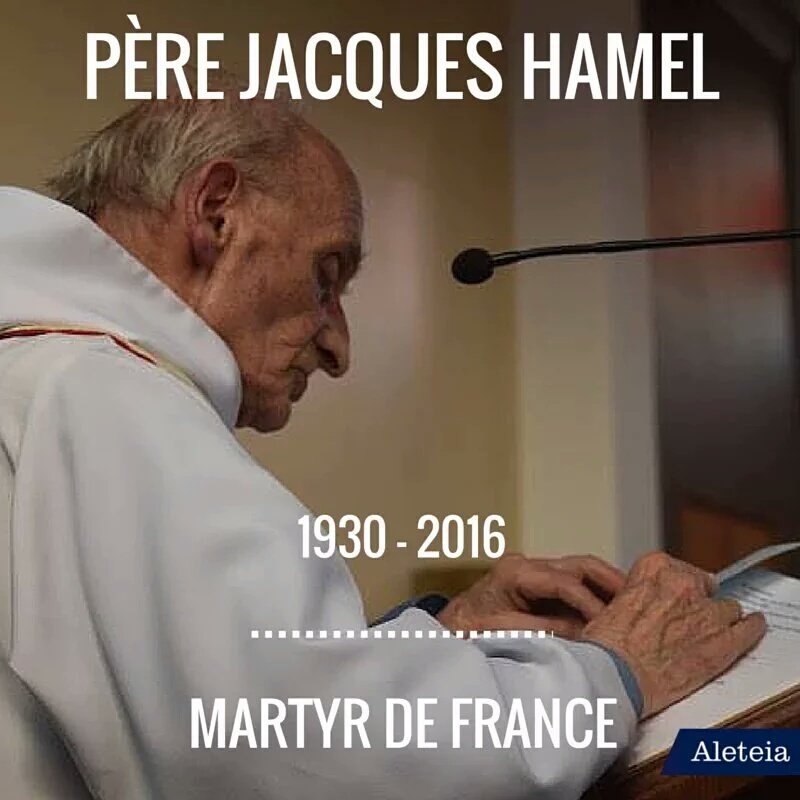 sbuenanueva's tweet photo. Descansa en paz, junto a Cristo, padre Jacques.
Dios dé paz y reconciliación al mundo.
Calme los corazones violentos https://t.co/dV9qLnnWHQ