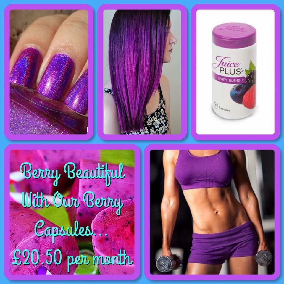 JuiceplusAsh's tweet photo. #berry #berryblend #hair #nails #skin #energy #betterhydration #beauty #purple #capsule #product #cheap https://t.co/16HOybvqig