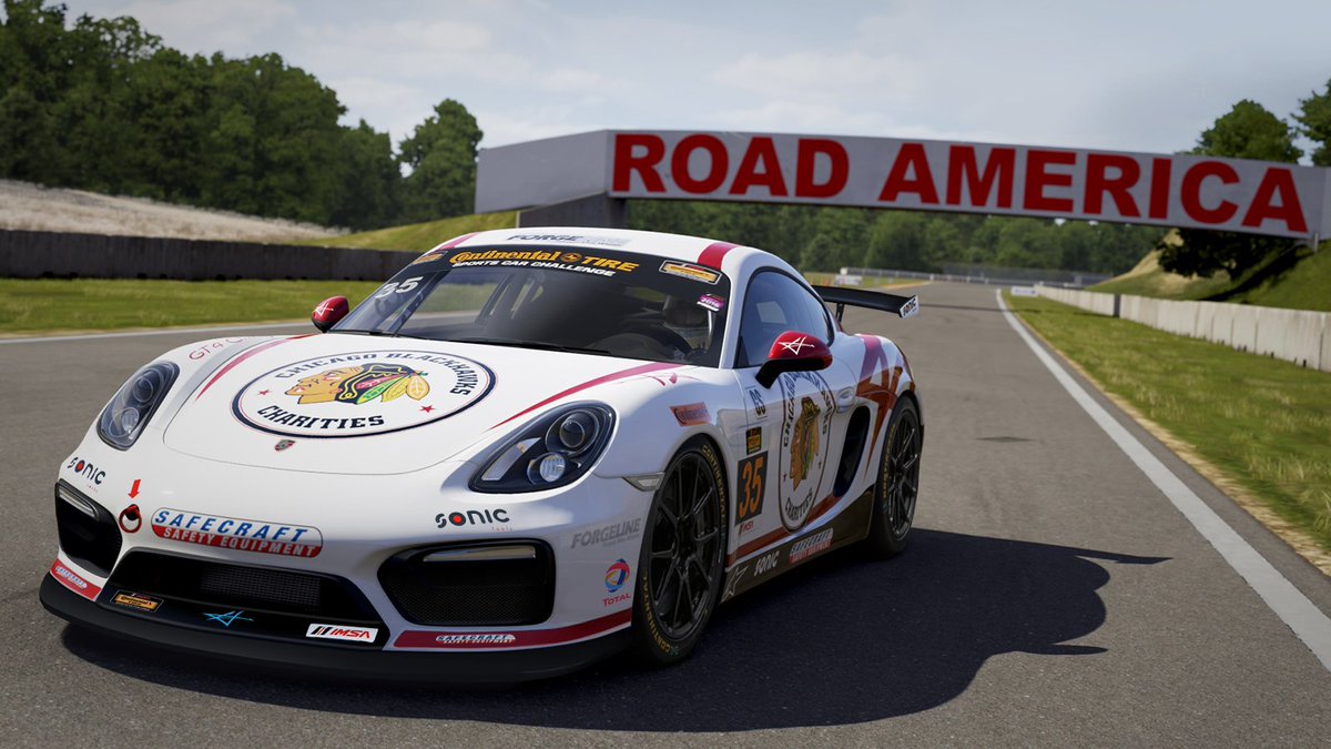 CJWilsonRacing's tweet photo. The @continentaltire race at @roadamerica just got a little bit more exciting! @NHLBlackhawks #RaceEverything https://t.co/vZLSFemIdq