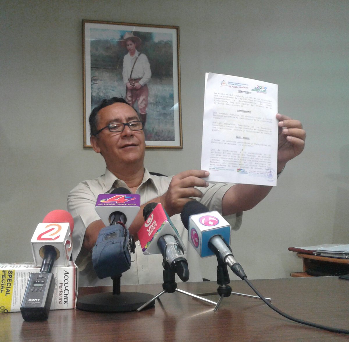 #Ministerio del Trabajo, declara el 1 y 10 de Agosto día de asueto remunerado para el municipio de Managua.