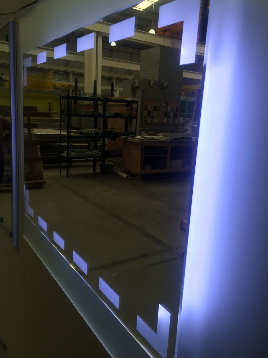 MegaGlassUk's tweet photo. Check out our new back lit mirrors. Get yours now!! #backlit #mirror #sandblasted #glass https://t.co/IgeIaUgbKL