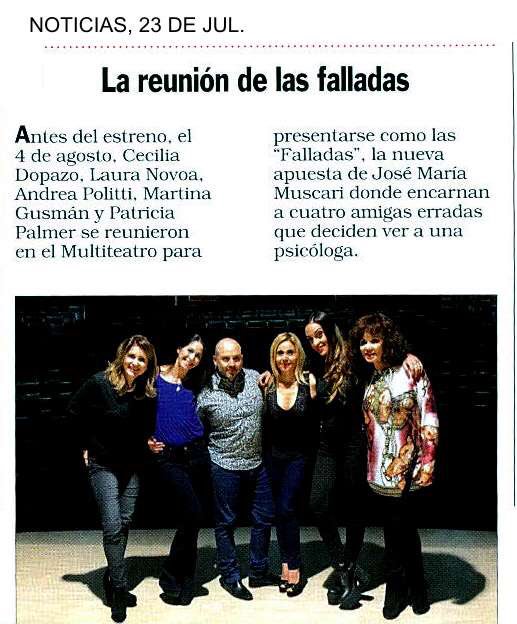 WePrensa's tweet photo. En @noticiasrevista // #Falladas AGOSTO @multiteatro // https://t.co/vnBXQOuOaQ