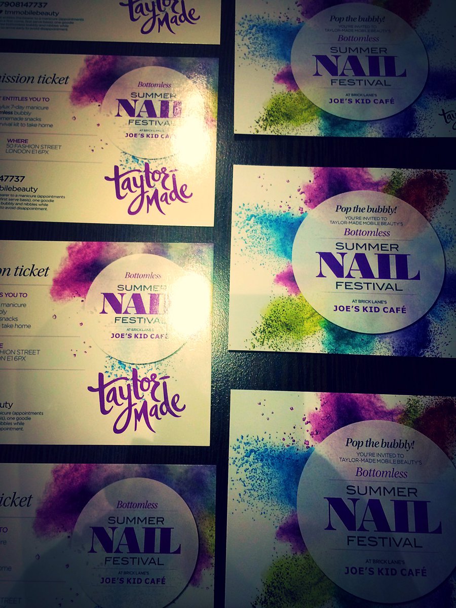 Joes_Kid's tweet photo. Nails nails nails next Tuesday - bubbles galore @tmmobilebeauty https://t.co/AWCP57hC5U