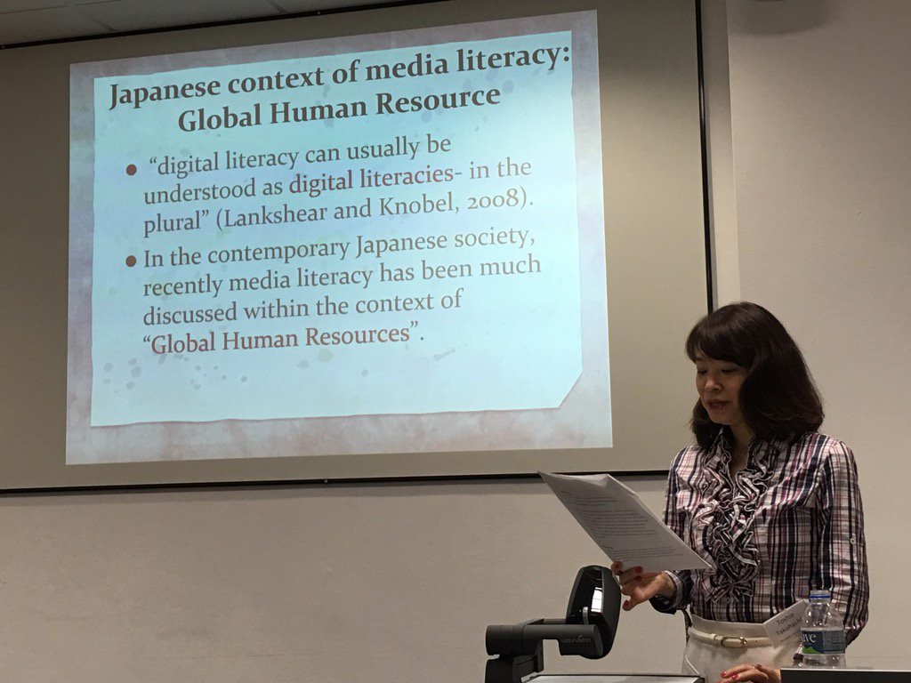 Toshie Takahashi on digital literacy in Japan - reframing kids as 'global human resource' #LSEChildRights #IAMCR2016 https://t.co/limh1s74lL