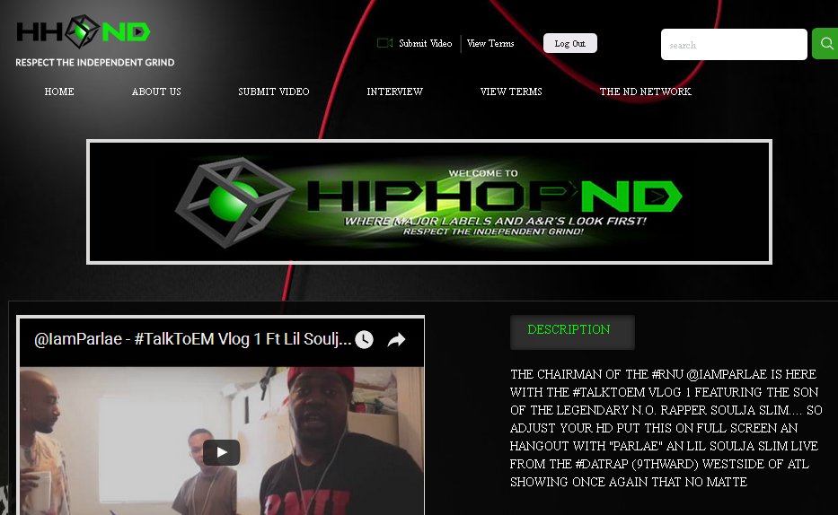 samhoody's tweet image. New Today on @hiphopnd @IamParlae - #TalkToEM Vlog 1 Ft Lil Soulja Slim hiphopnd.com/video/videodet…