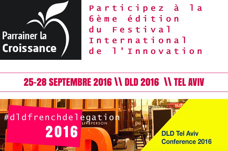 vero_feingold's tweet photo. Bienvenue @UPE_06 dans notre délégation @la_croissance pour le festival  de l'innovation @DLDConference à TEL AVIV! https://t.co/LxpzakjV0t