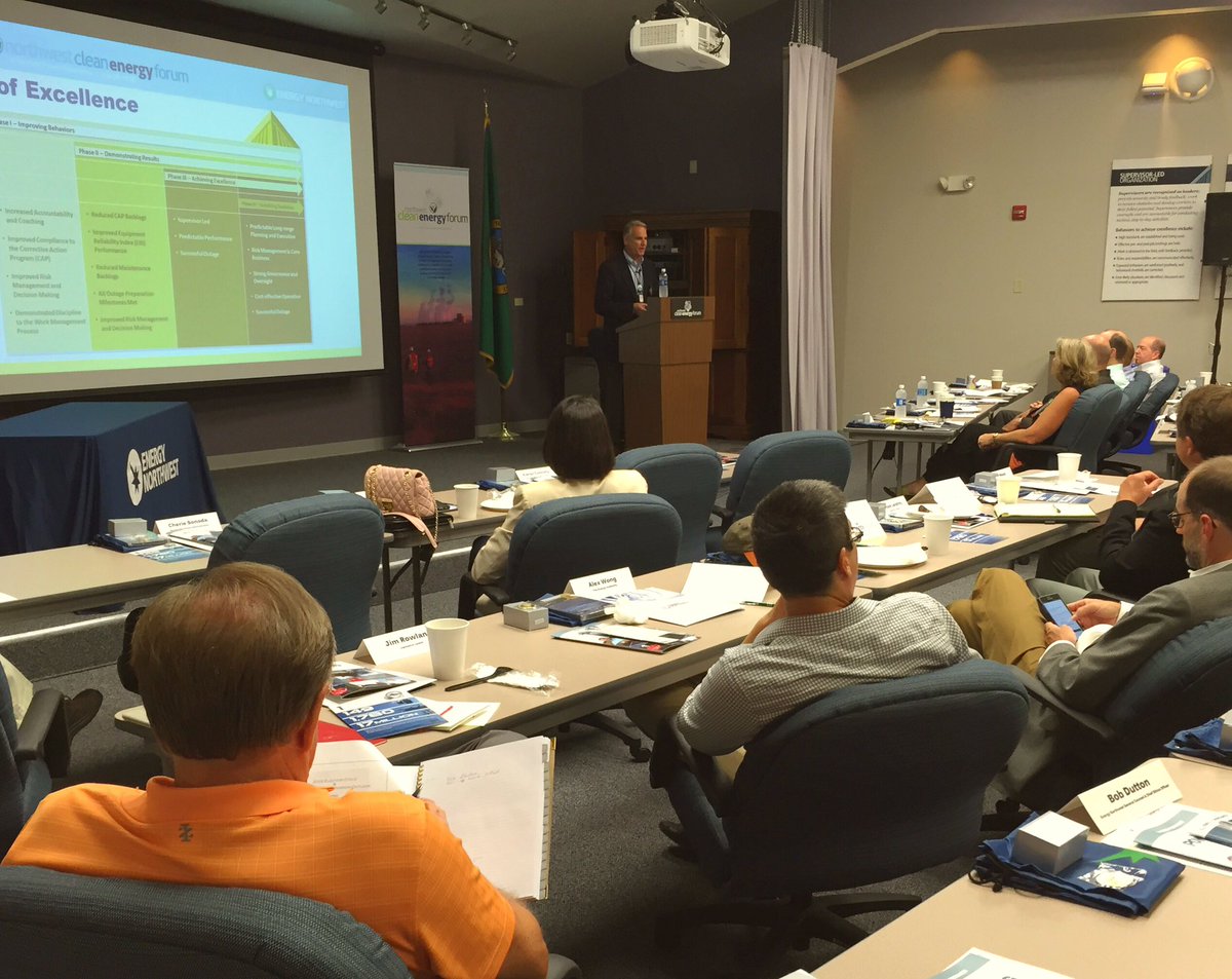 EnergyNorthwest's tweet photo. Our focus is on cost-effective operations at Columbia. - CEO Mark Reddemann. #CleanEnergyForum https://t.co/QuFgNiGRKV