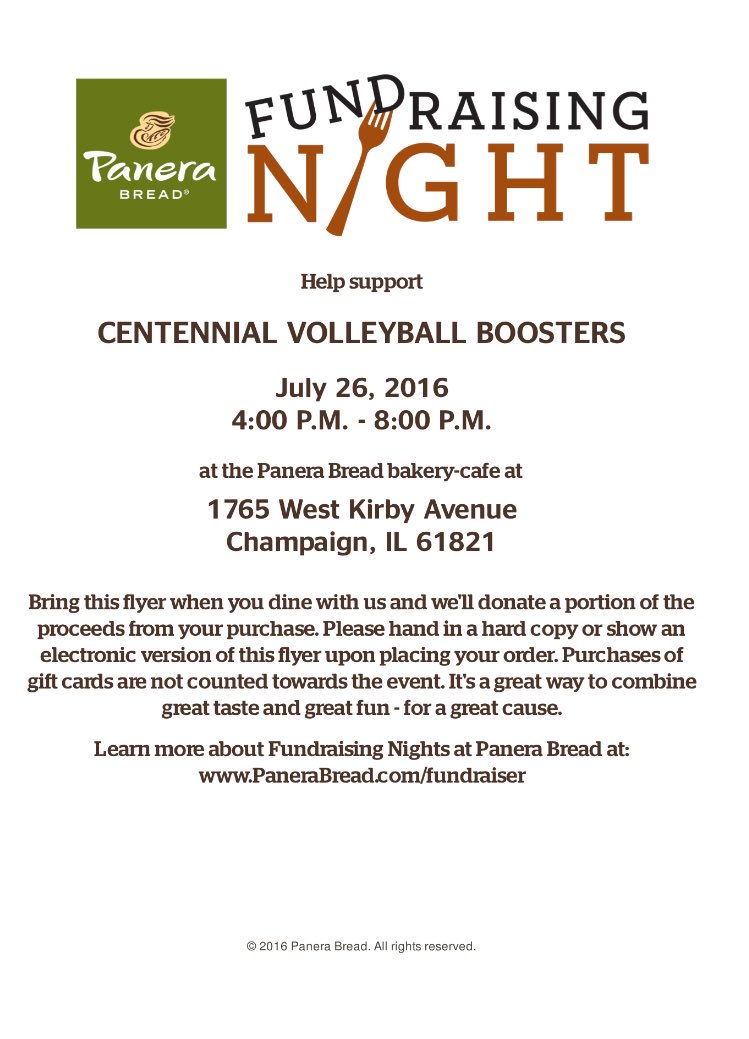 ChargerVB2016's tweet photo. Don't forget to support the #chargers tonight at Panera! Just show the attached flyer tonight when you go. 🍞🍽 https://t.co/IcSvnbNCxd