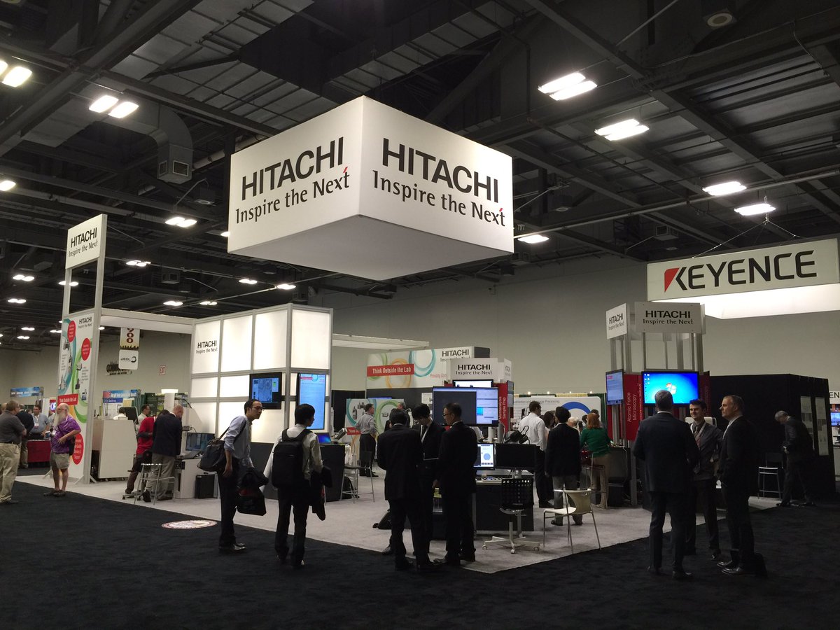 ImageAnalysis's tweet photo. #MM16Ohio Join our Lunch &amp; Learn right now in booth 1801! @Hitachi_HTA &amp; @nicbeavers talking 2D/3D image analysis https://t.co/StTkqUfsCE