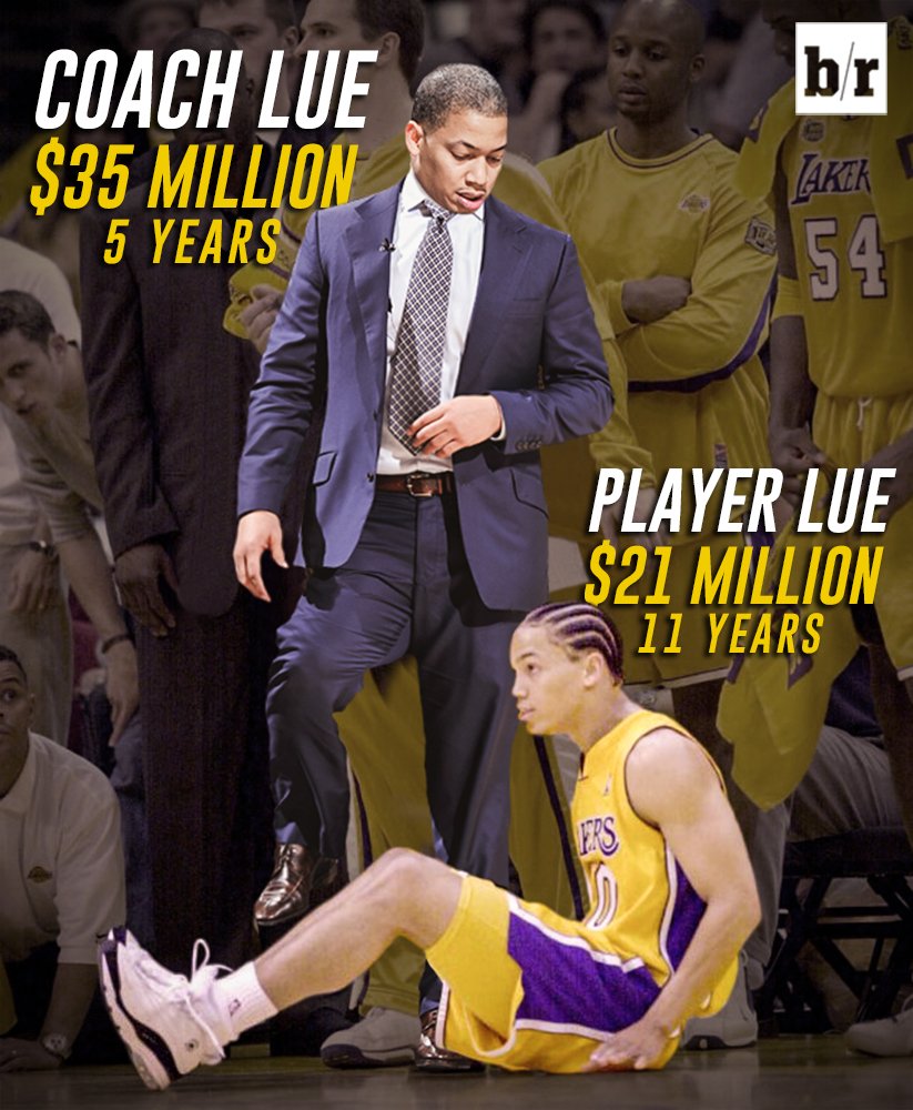 BleacherReport's tweet photo. Coach Lue just stepped over his former self 💰 https://t.co/0JUCshIT6k