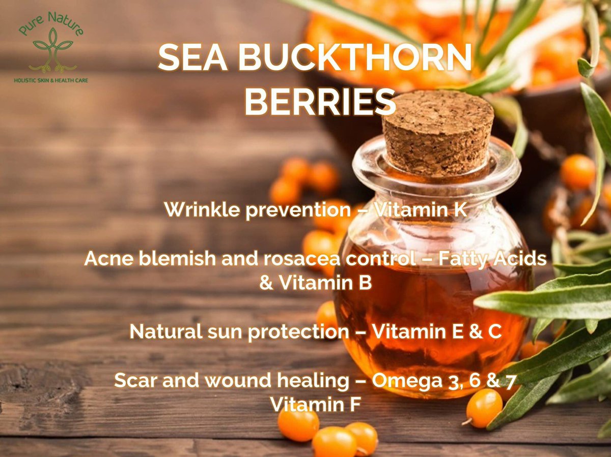 Orange your #SkinCare with #SeaBuckthornBerries for #HolisticHealing #WrinklePrevention #Acne #NaturalSPF #EcoSpa