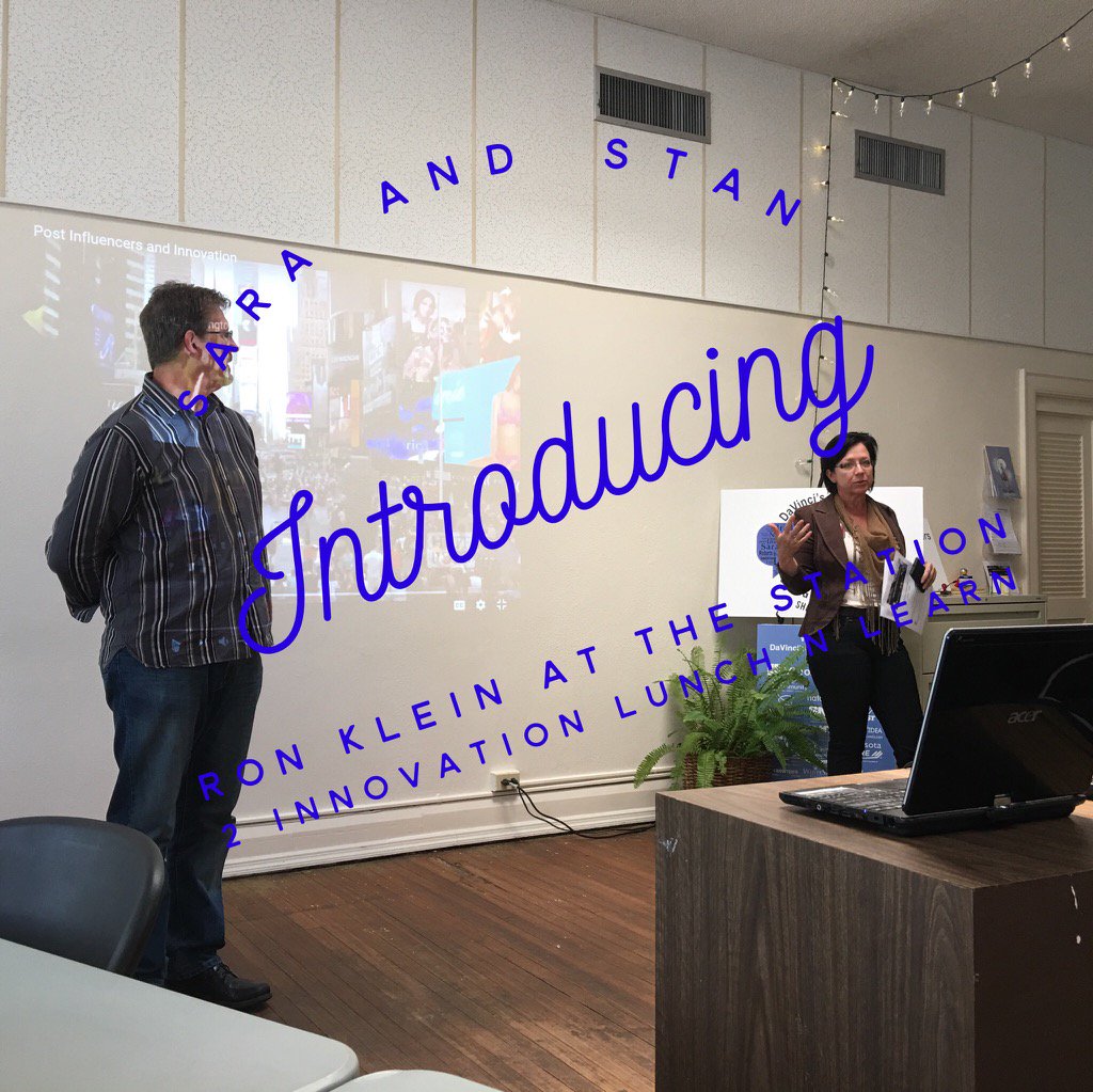 WebEvie's tweet photo. #RonKlein at @Spark_Growth and #Station2Innovation https://t.co/hDR4seP3Zj