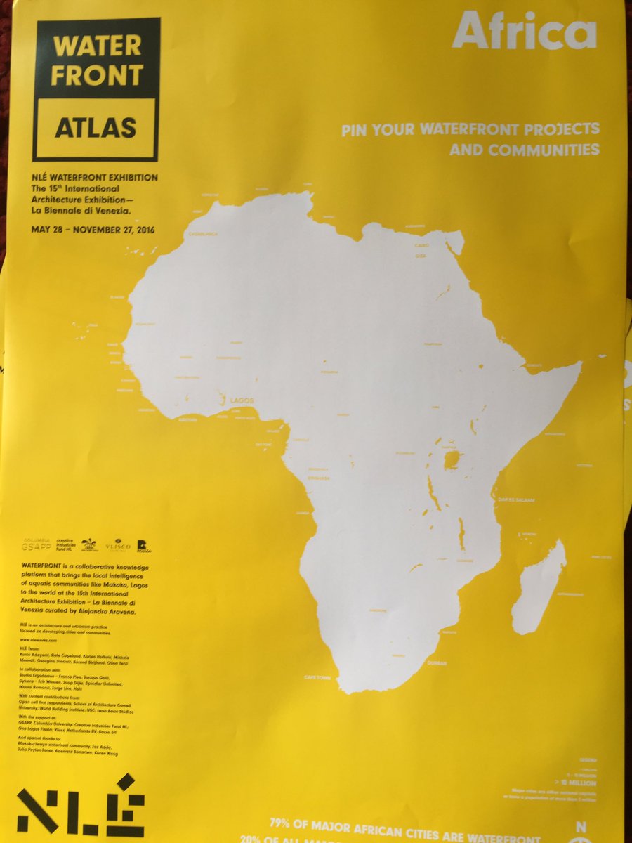 henkovink's tweet photo. Great to work with @KunleAdeyemiNLE @NLEWORKS on #powerofwater and #waterfrontatlas @UrbanAge_ #designandpolitics https://t.co/KOj45yLiHC